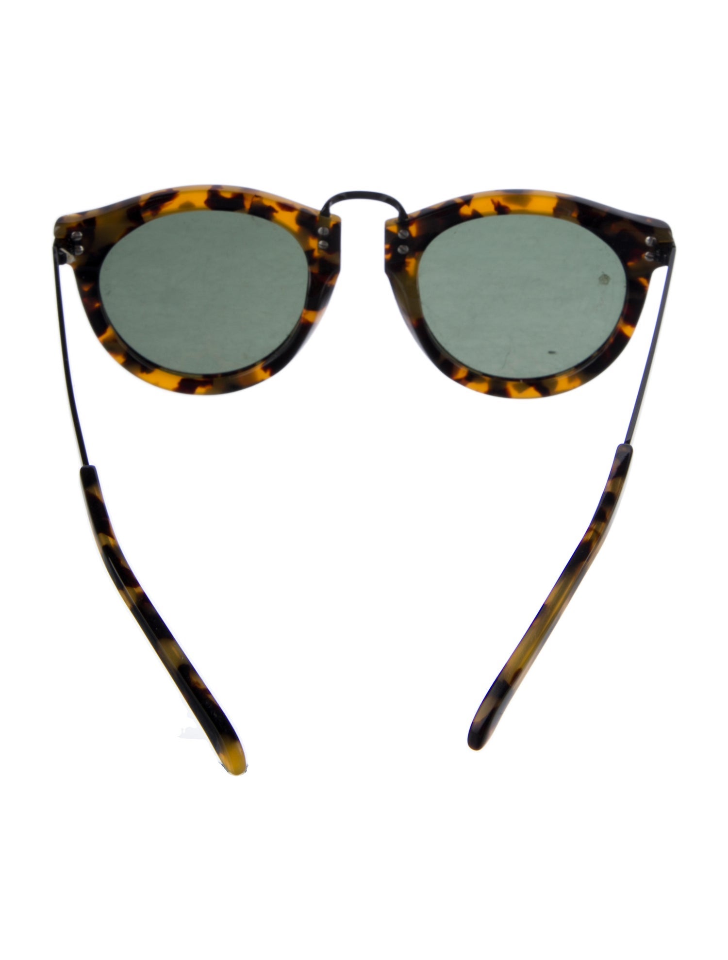 Karen Walker Round Mirrored Sunglasses
