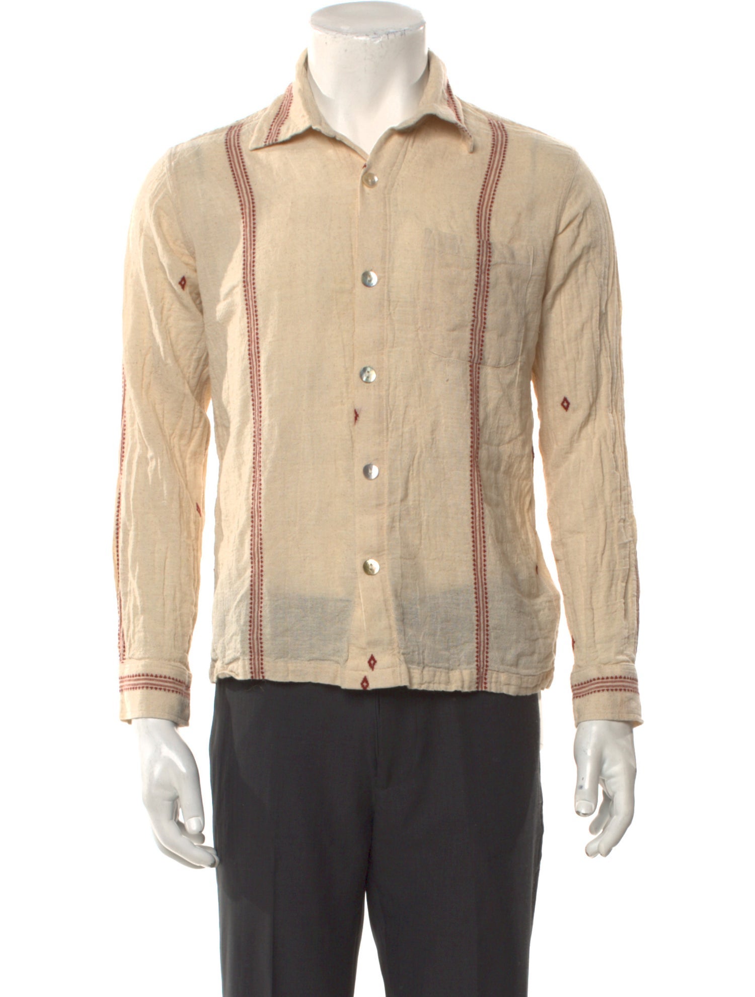 Kartik Research Striped Long Sleeve Shirt