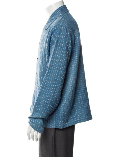 Kartik Research Striped Denim Jacket