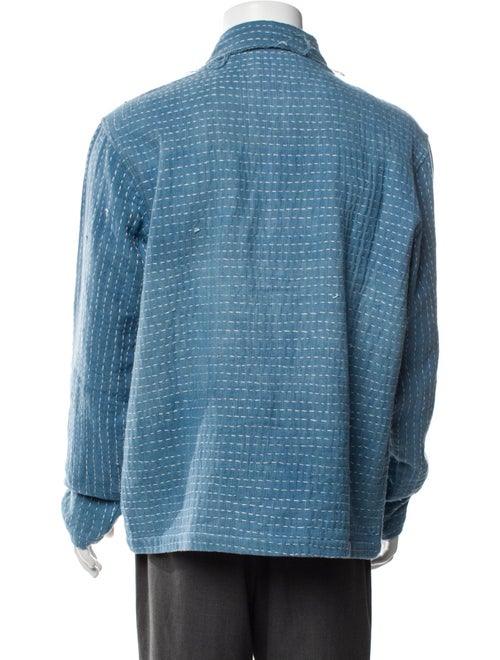 Kartik Research Striped Denim Jacket