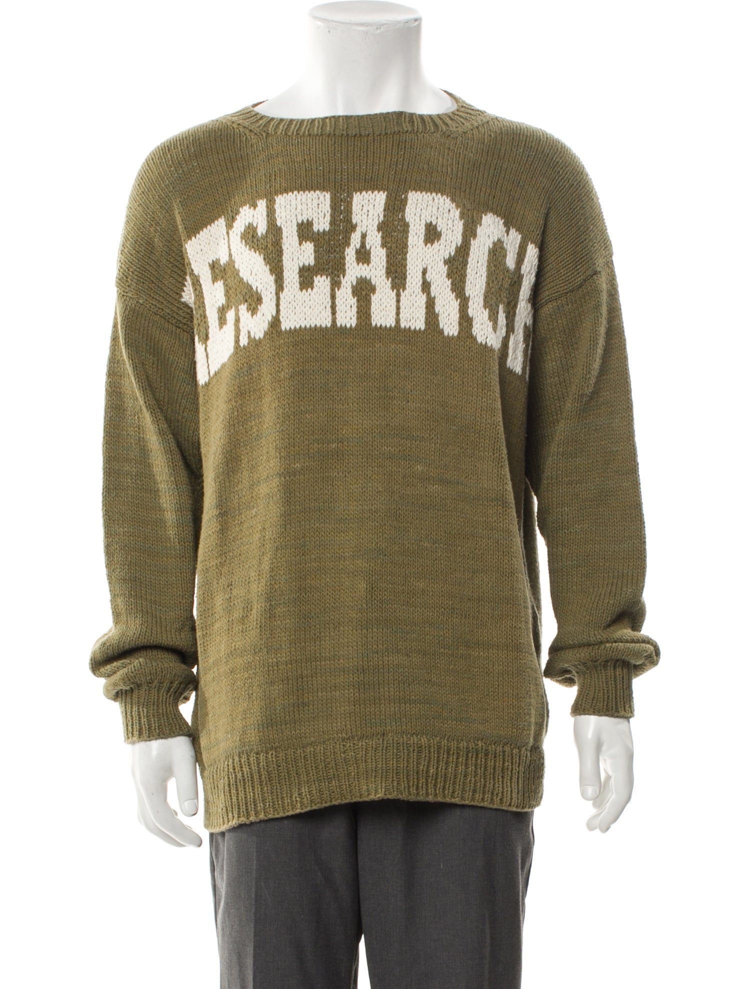 Kartik Research Graphic Print Crew Neck Pullover