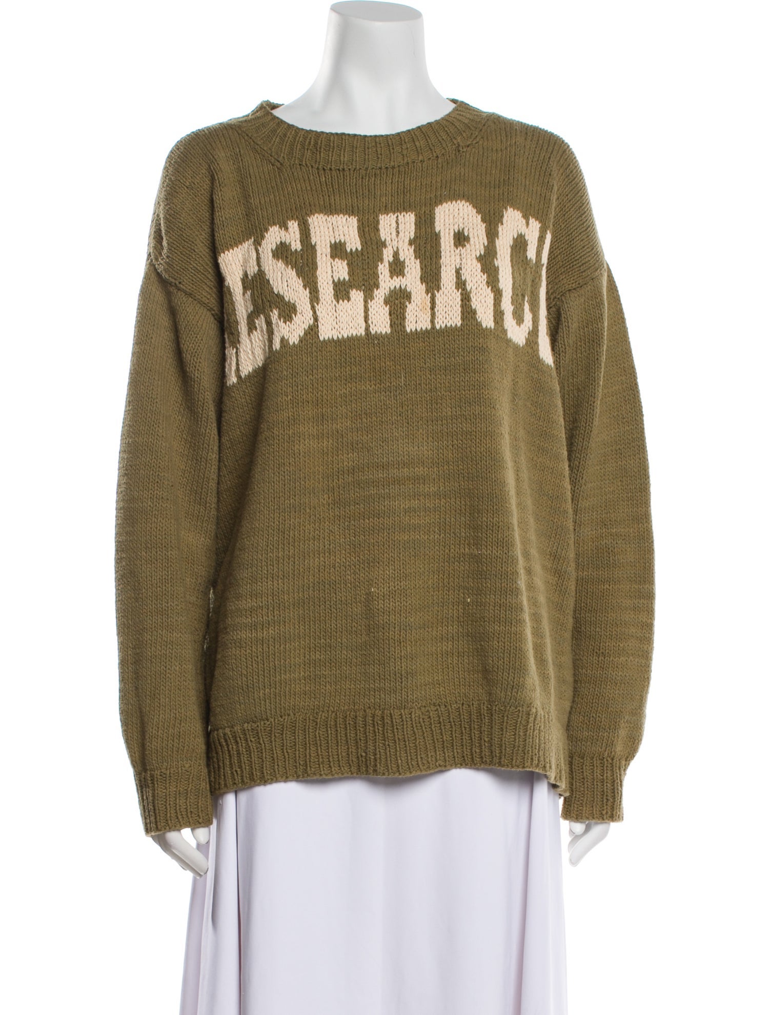 Kartik Research Graphic Print Crew Neck Sweater