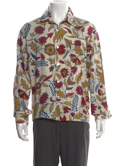 Kartik Research Floral Print Long Sleeve Shirt