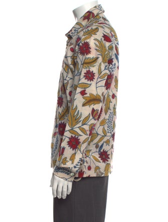 Kartik Research Floral Print Long Sleeve Shirt