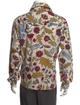 Kartik Research Floral Print Long Sleeve Shirt
