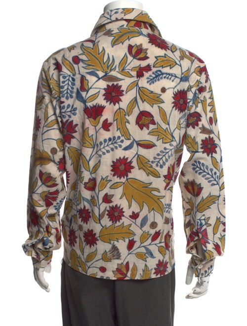 Kartik Research Floral Print Long Sleeve Shirt