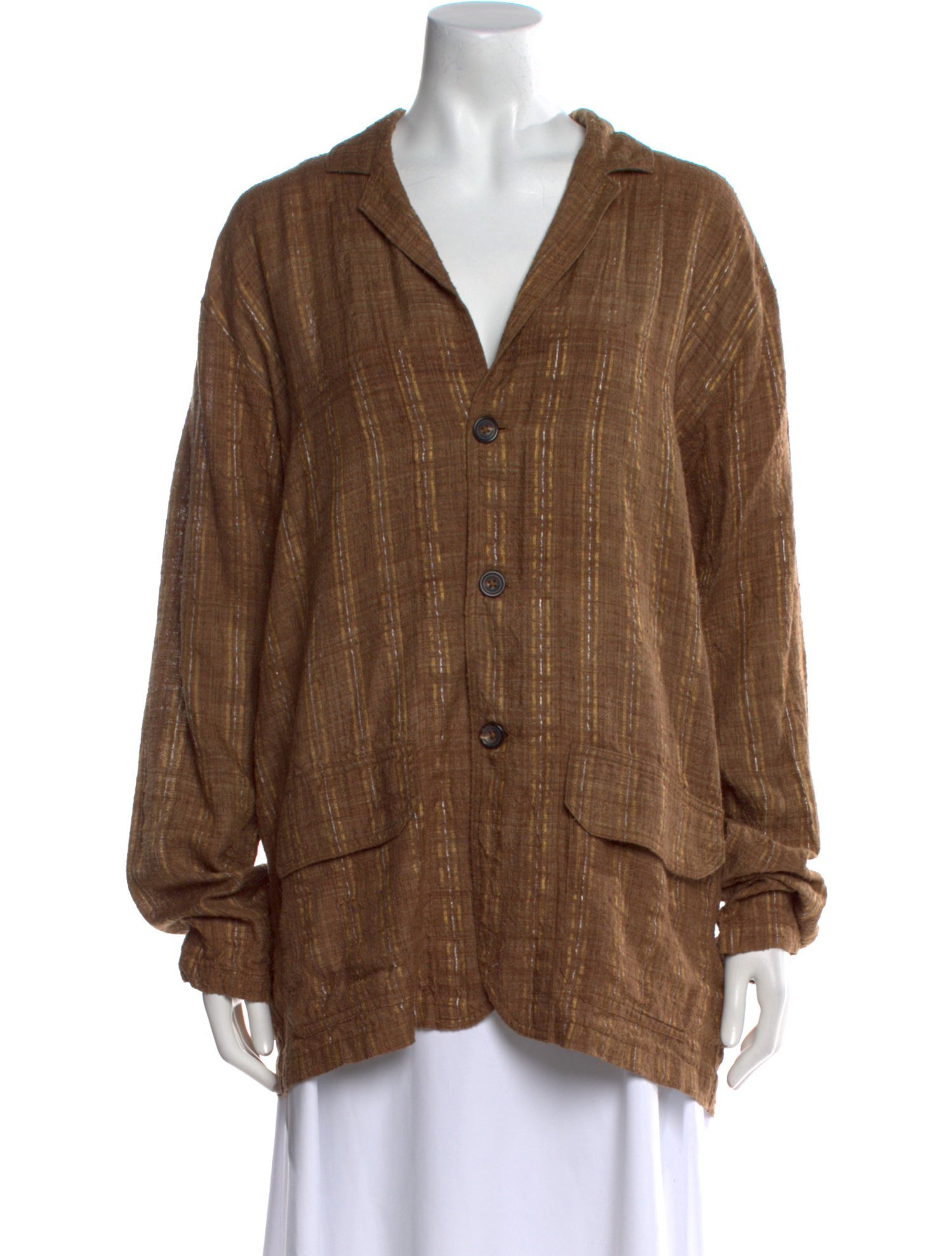 Kartik Research Striped Long Sleeve Shirt