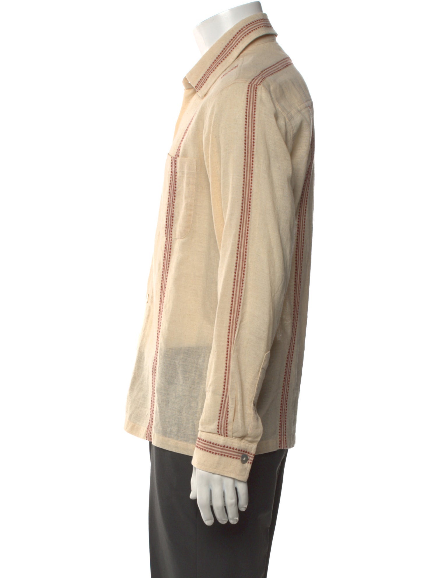 Kartik Research Patterned Long Sleeve Shirt