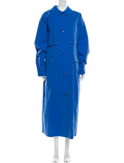 Kassl Trench Coat Blue