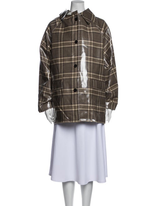 Kassl Plaid Print Coat w/ Tags