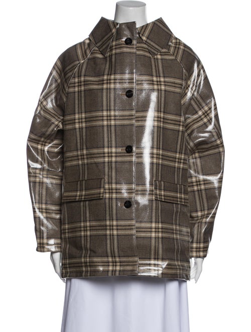 Kassl Plaid Print Coat w/ Tags