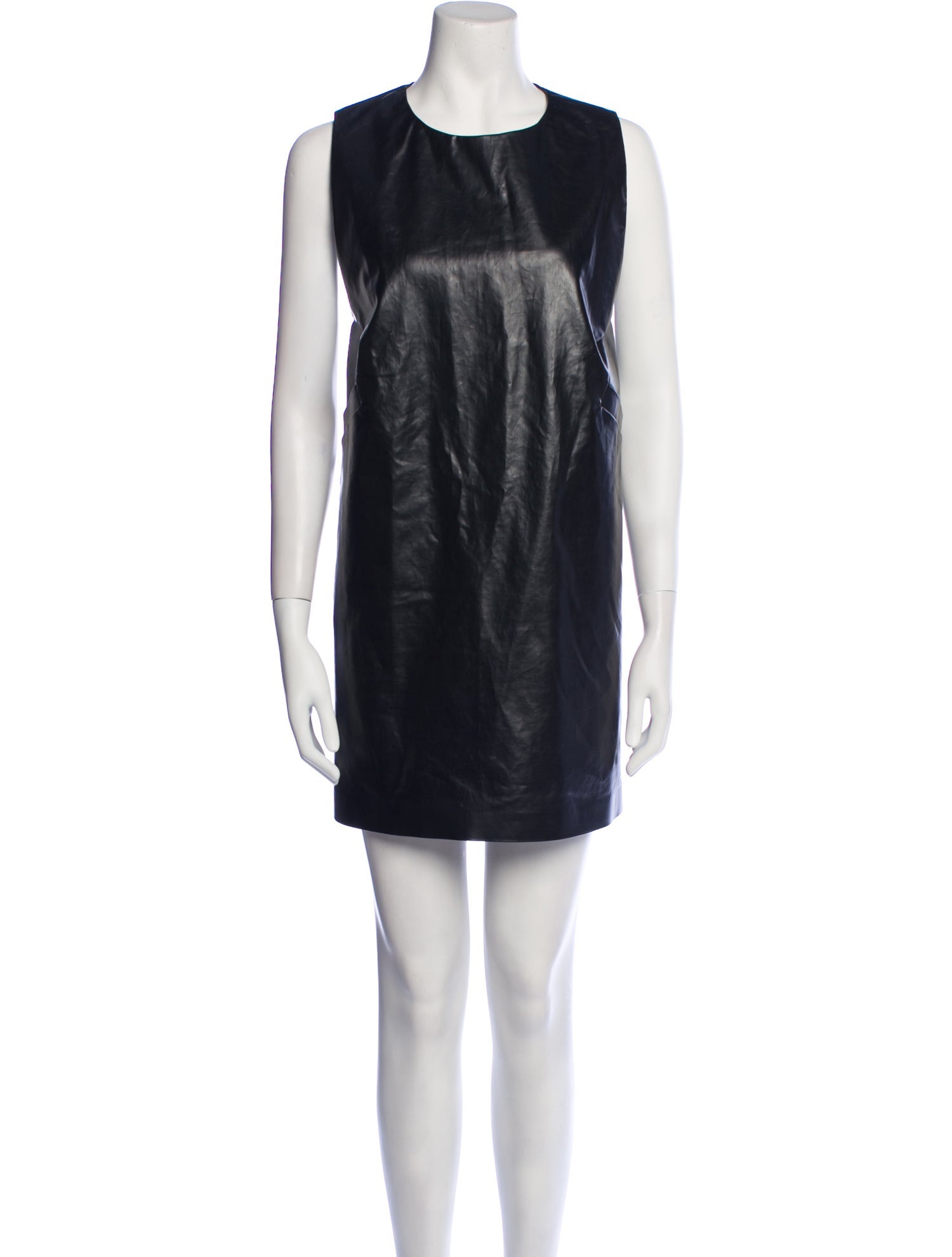 Kassl Faux Leather Mini Dress