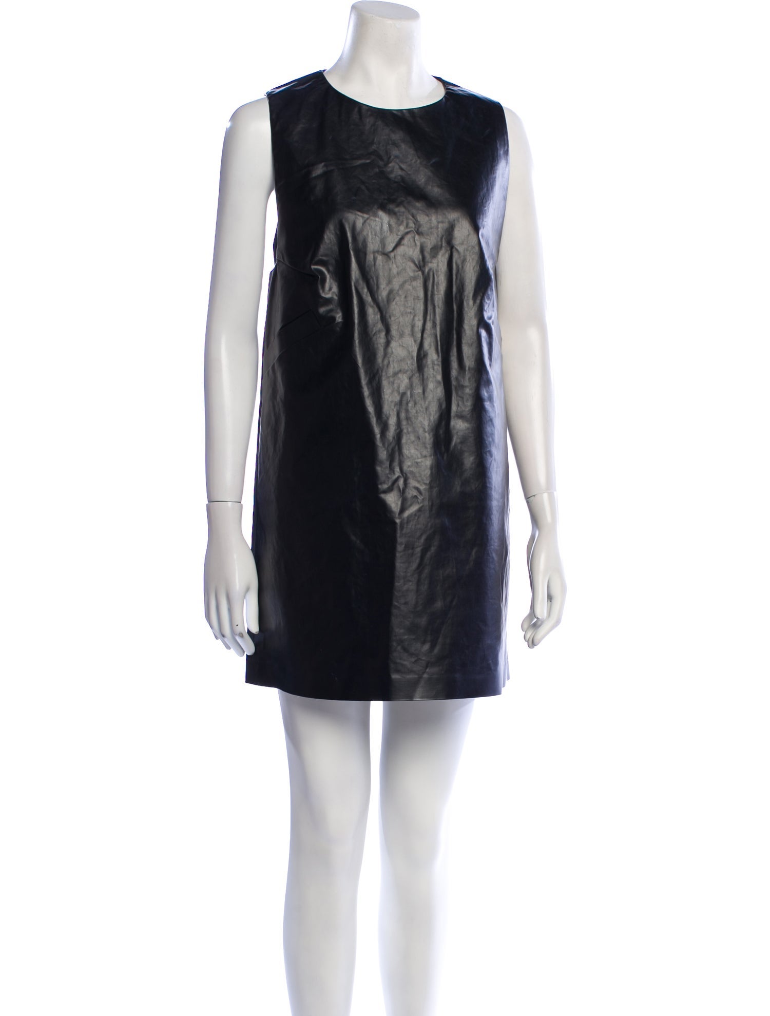 Kassl Crew Neck Mini Dress