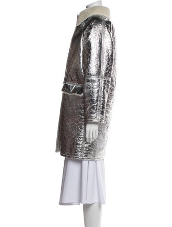 Kassl Leather Faux Fur Coat