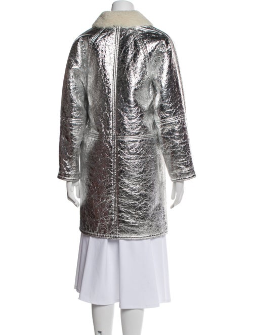 Kassl Leather Faux Fur Coat