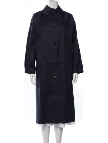 Pre-owned Kassl Trench Coat In Blue