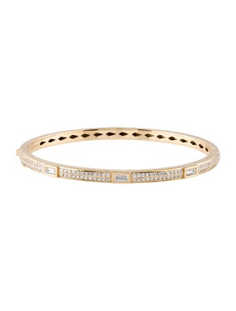 Kat Florence 18K 1.30ctw Diamond Bangle
