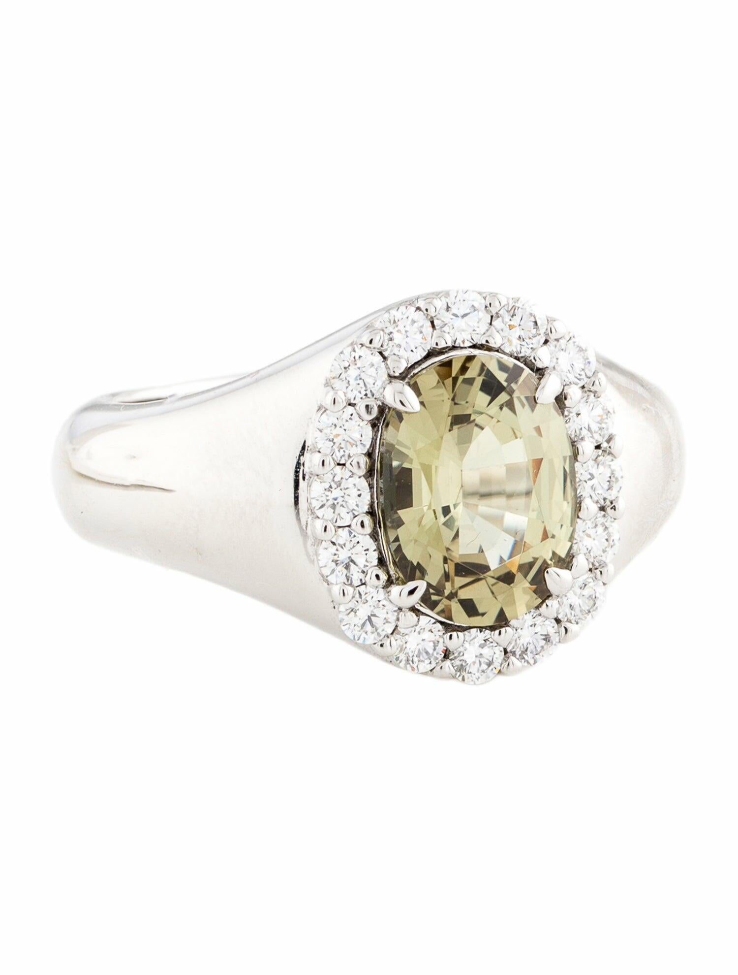 Kat Florence 18K 2.32ct Alexandrite & Diamond Cocktail Ring