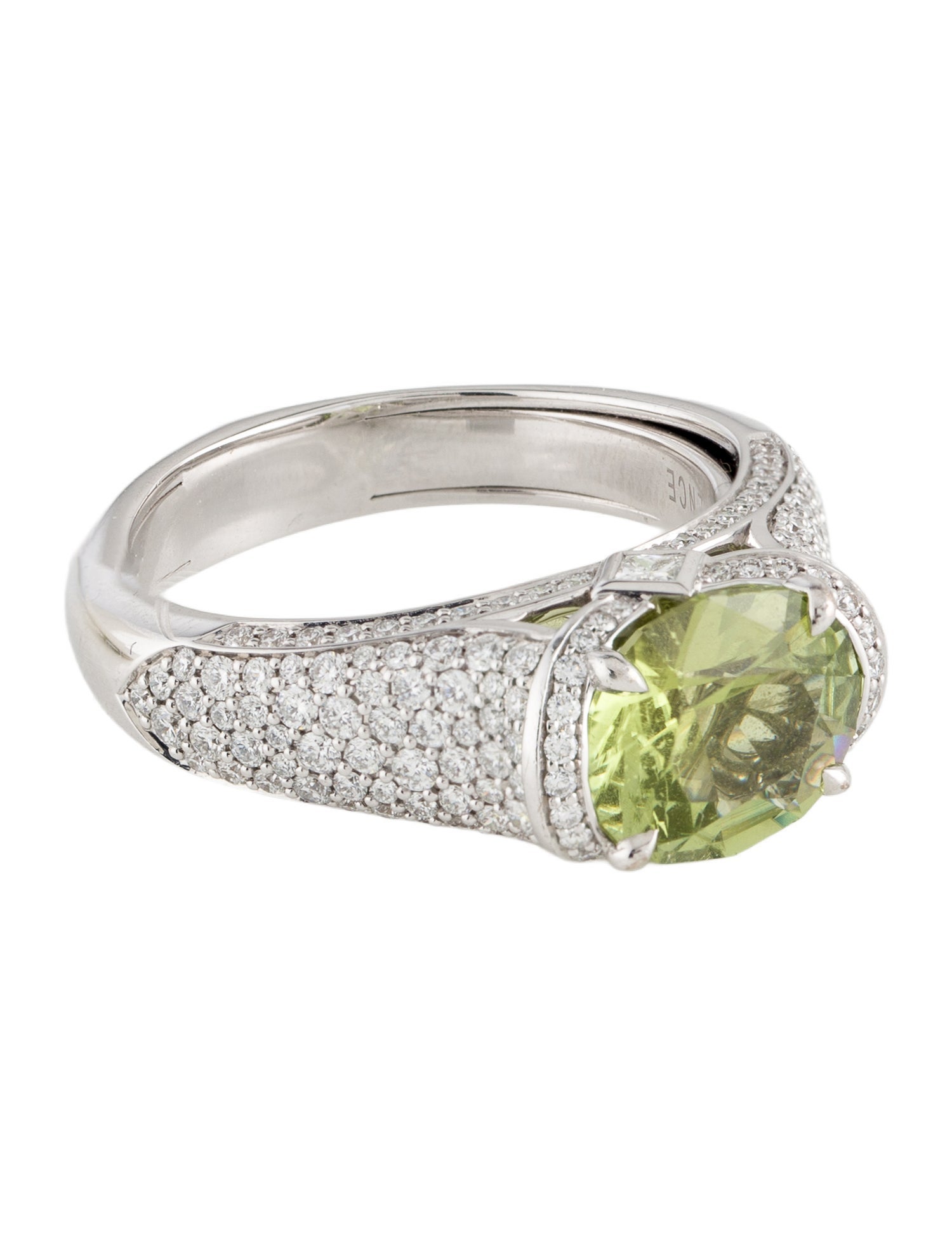 Kat Florence 18K 2.44ct Tourmaline & Diamond Cocktail Ring