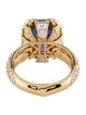 Kat Florence 18K 6.04ct Unheated Ceylon Sapphire & Diamond Cocktail Ring