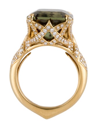 Kat Florence 18K 19.81ct Zultanite & Diamond Cocktail Ring
