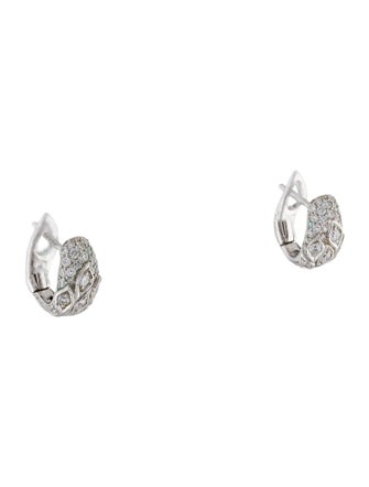 Kat Florence 18k Diamond Huggie Earrings