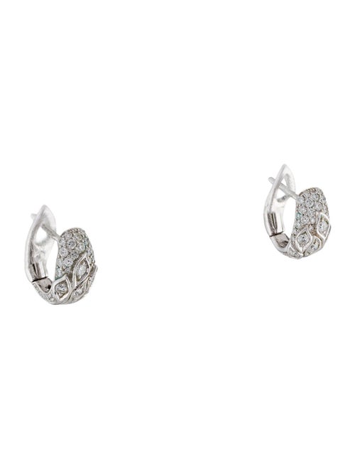 Kat Florence 18k Diamond Huggie Earrings