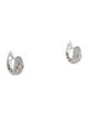 Kat Florence 18k Diamond Huggie Earrings