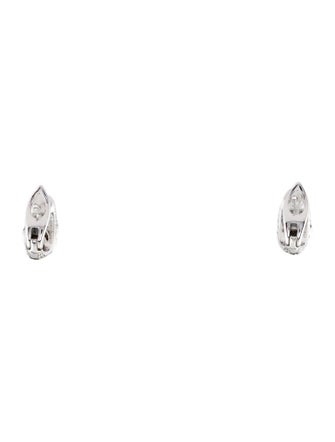 Kat Florence 18k Diamond Huggie Earrings