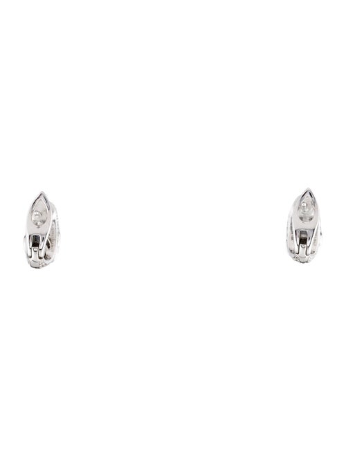 Kat Florence 18k Diamond Huggie Earrings