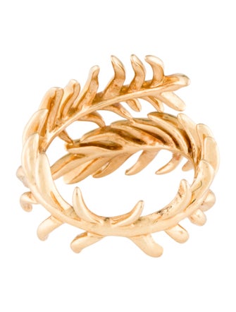 Katherine Jetter 18K Fern Wrap Ring