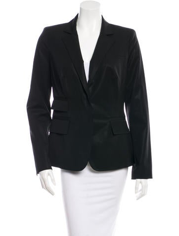 Kaufmanfranco Wool Single-Breasted Long Sleeve Blazer