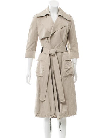 Kaufmanfranco Three-Quarter Sleeve Trench Coat