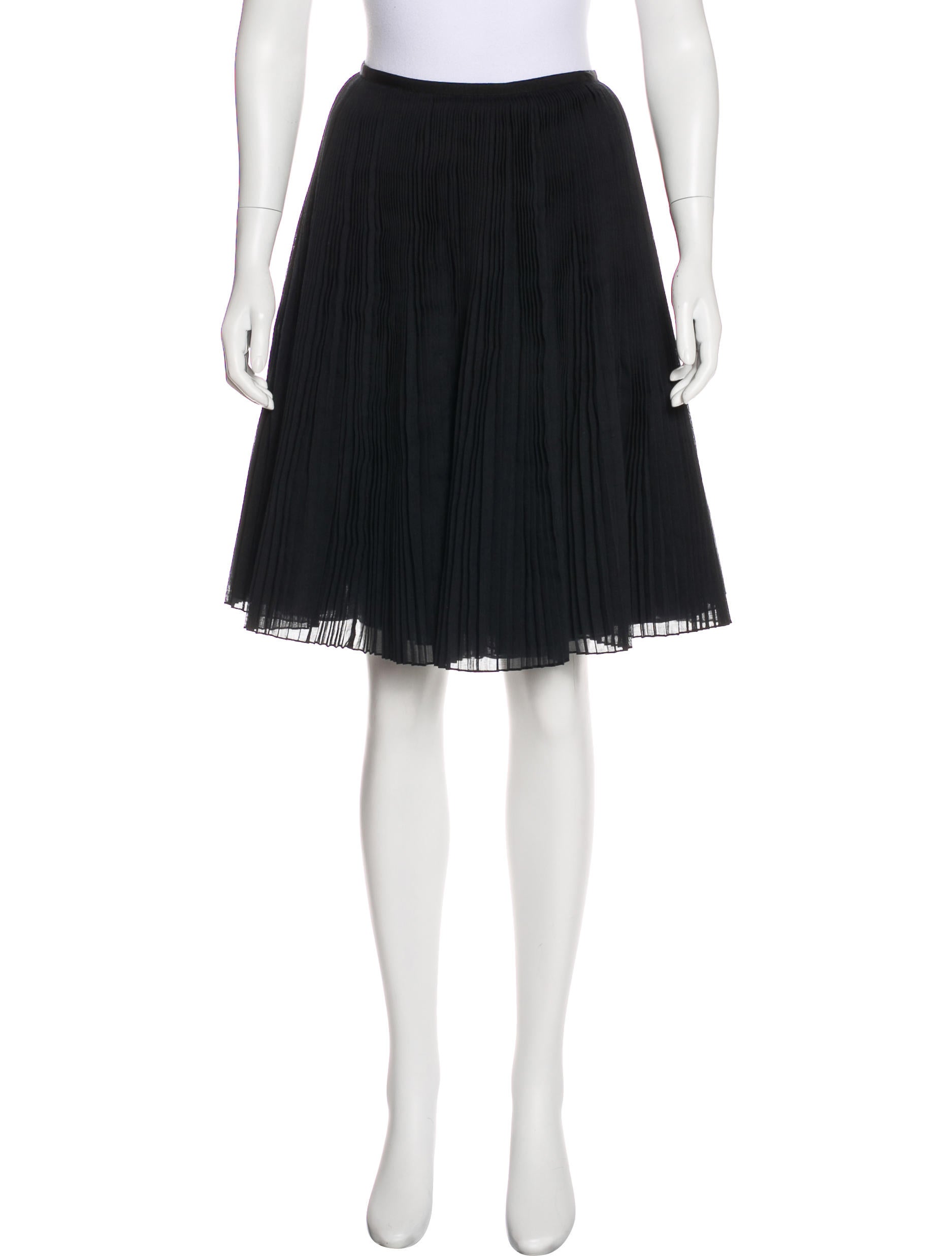 KAUFMANFRANCO Kaufmanfranco Pleated Knee-Length Skirt