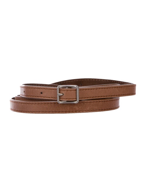 Kaufmanfranco Leather Wrap Around Belt Brown