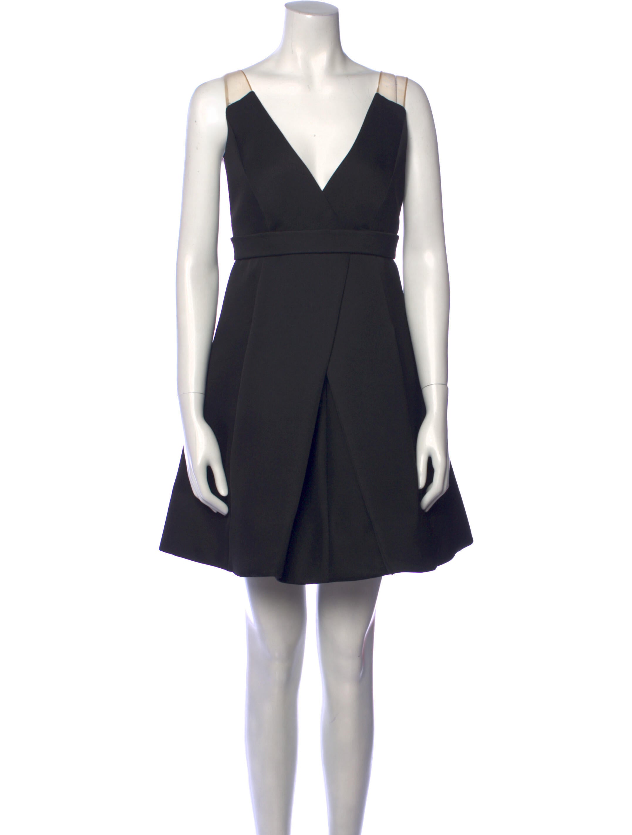 KAUFMANFRANCO V-Neck Mini Dress