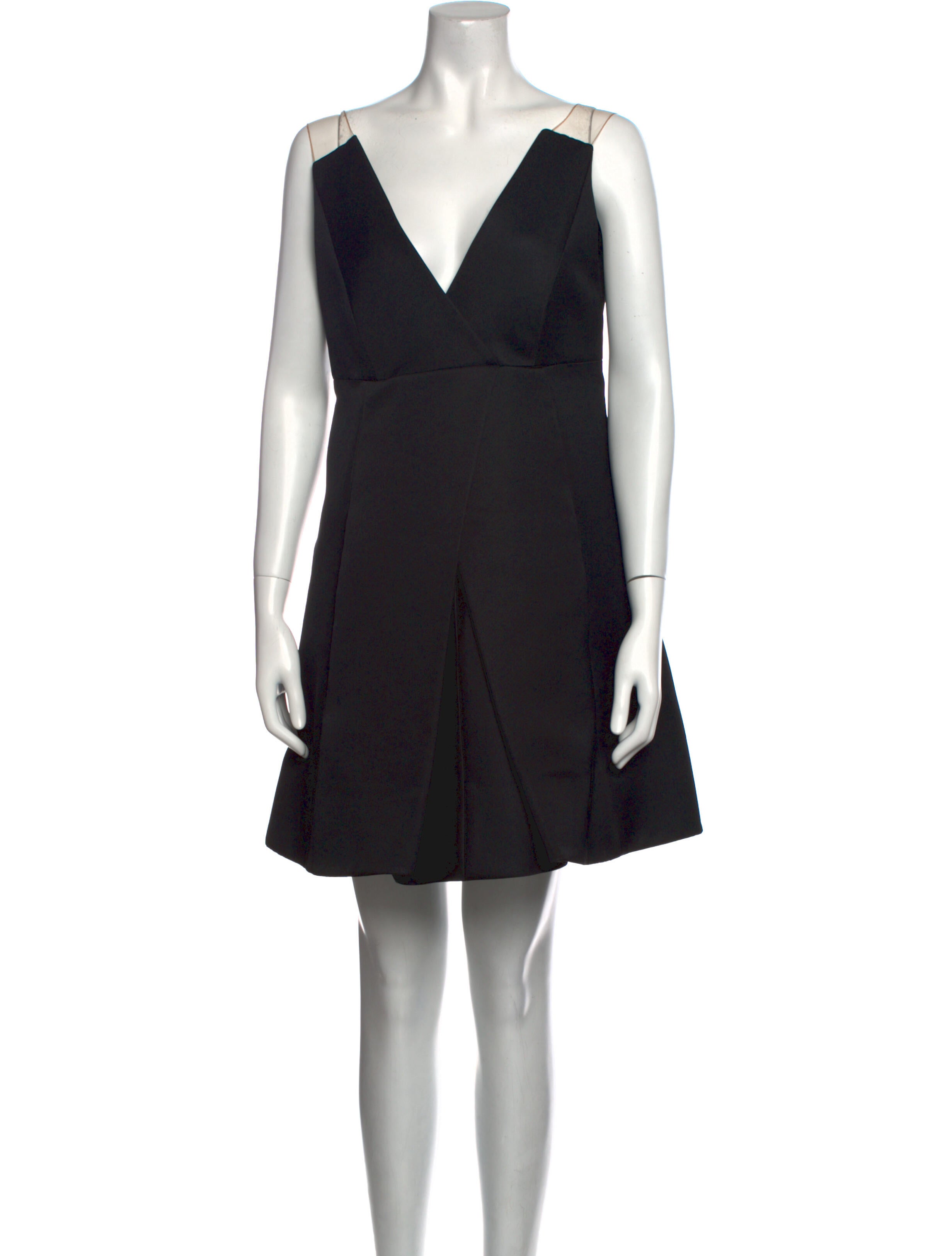 KAUFMANFRANCO V-Neck Mini Dress