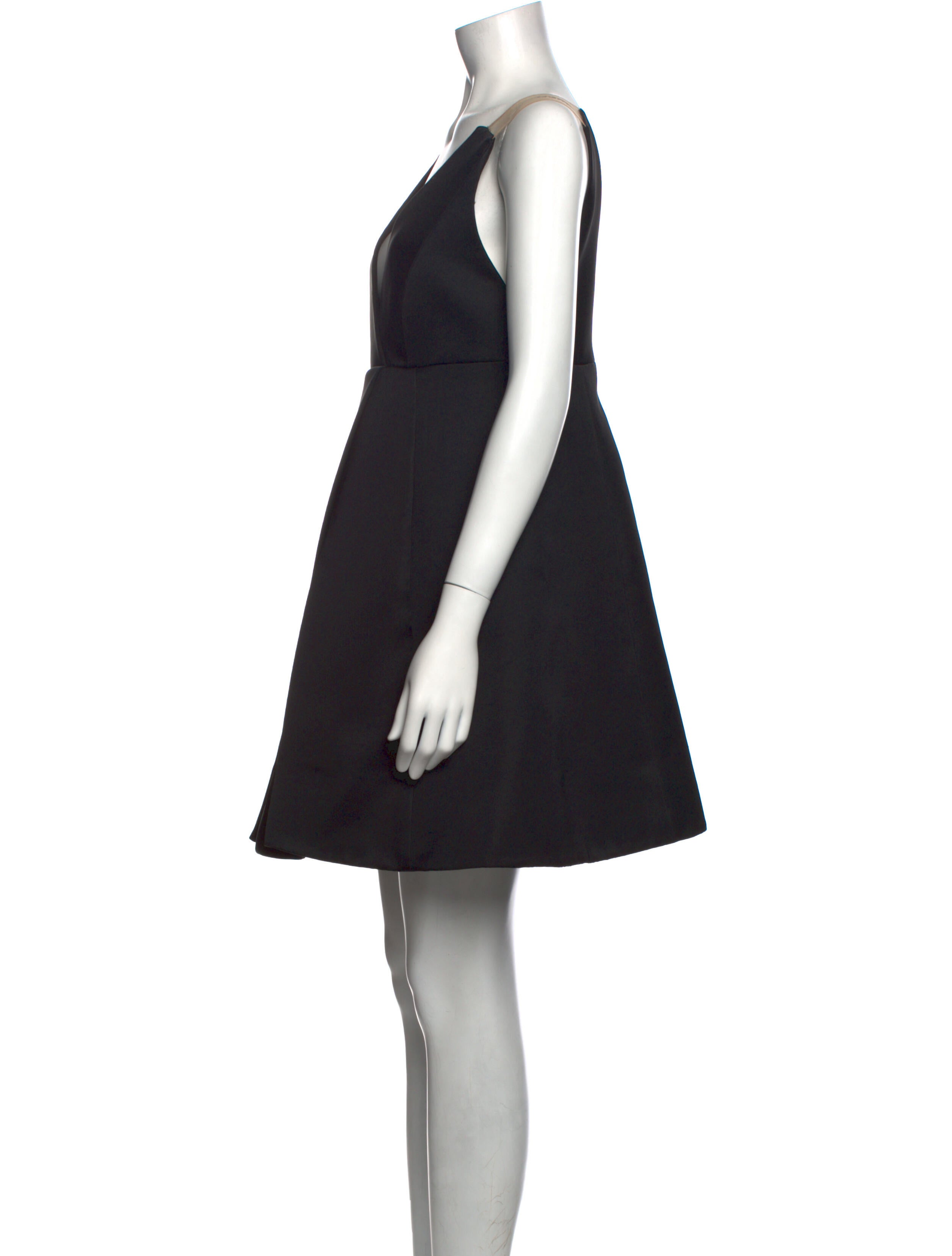 KAUFMANFRANCO V-Neck Mini Dress