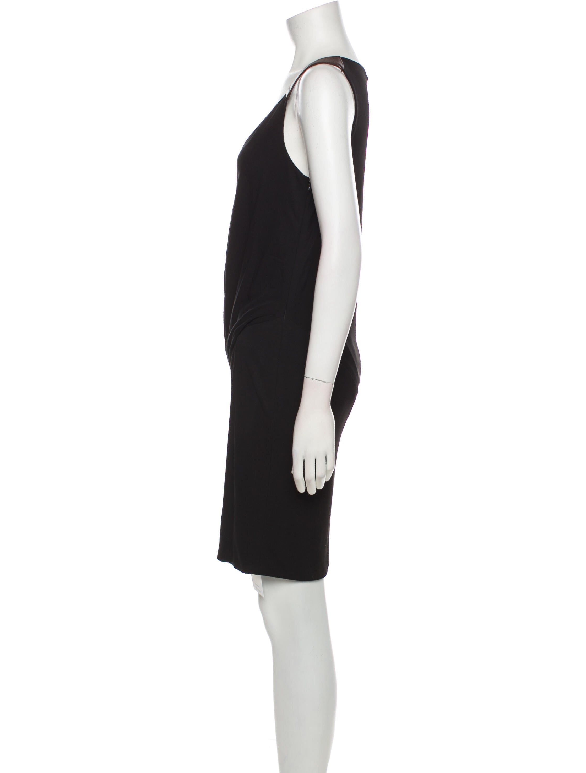 KAUFMANFRANCO V-Neck Knee-Length Dress
