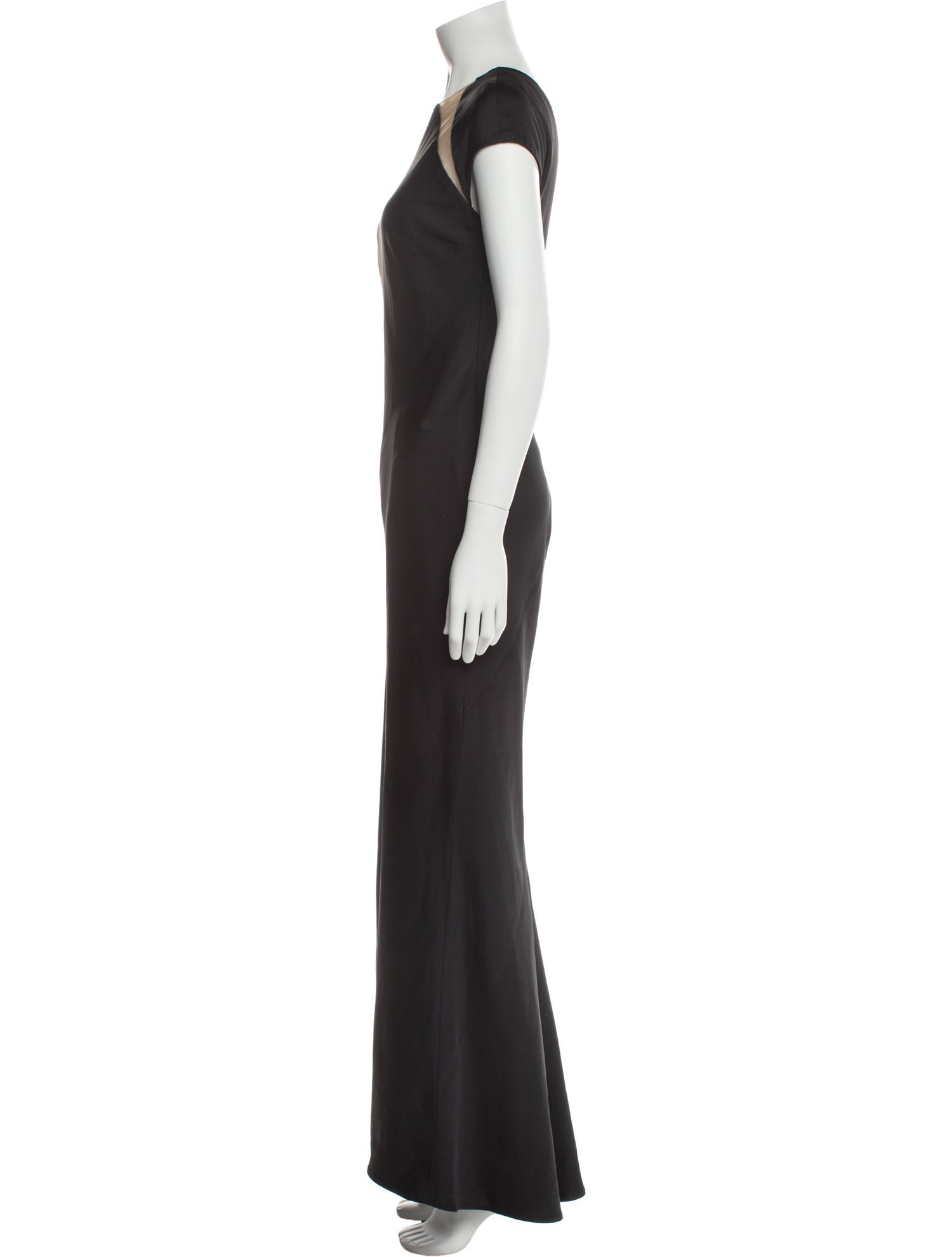 KAUFMANFRANCO One-Shoulder Long Dress