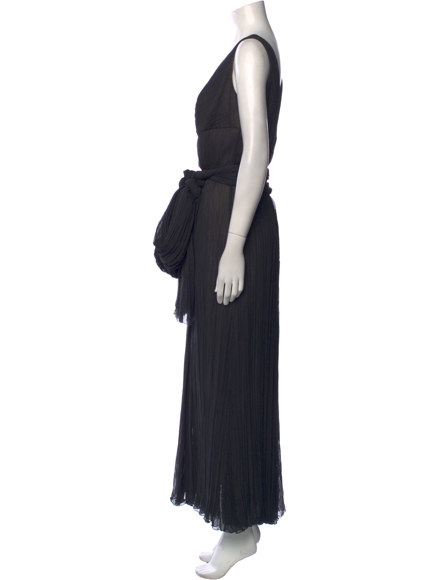 KAUFMANFRANCO V-Neck Long Dress