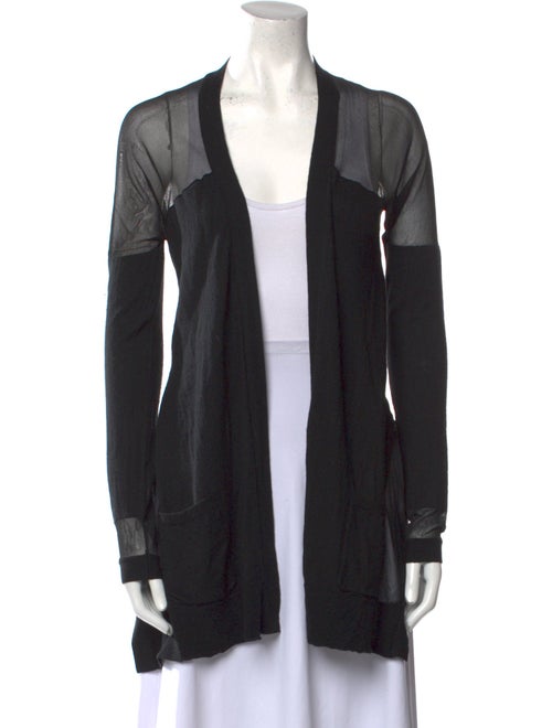 KAUFMANFRANCO Merino Wool Open Front Sweater