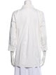 KAUFMANFRANCO Three-Quarter Sleeve Button-Up Top