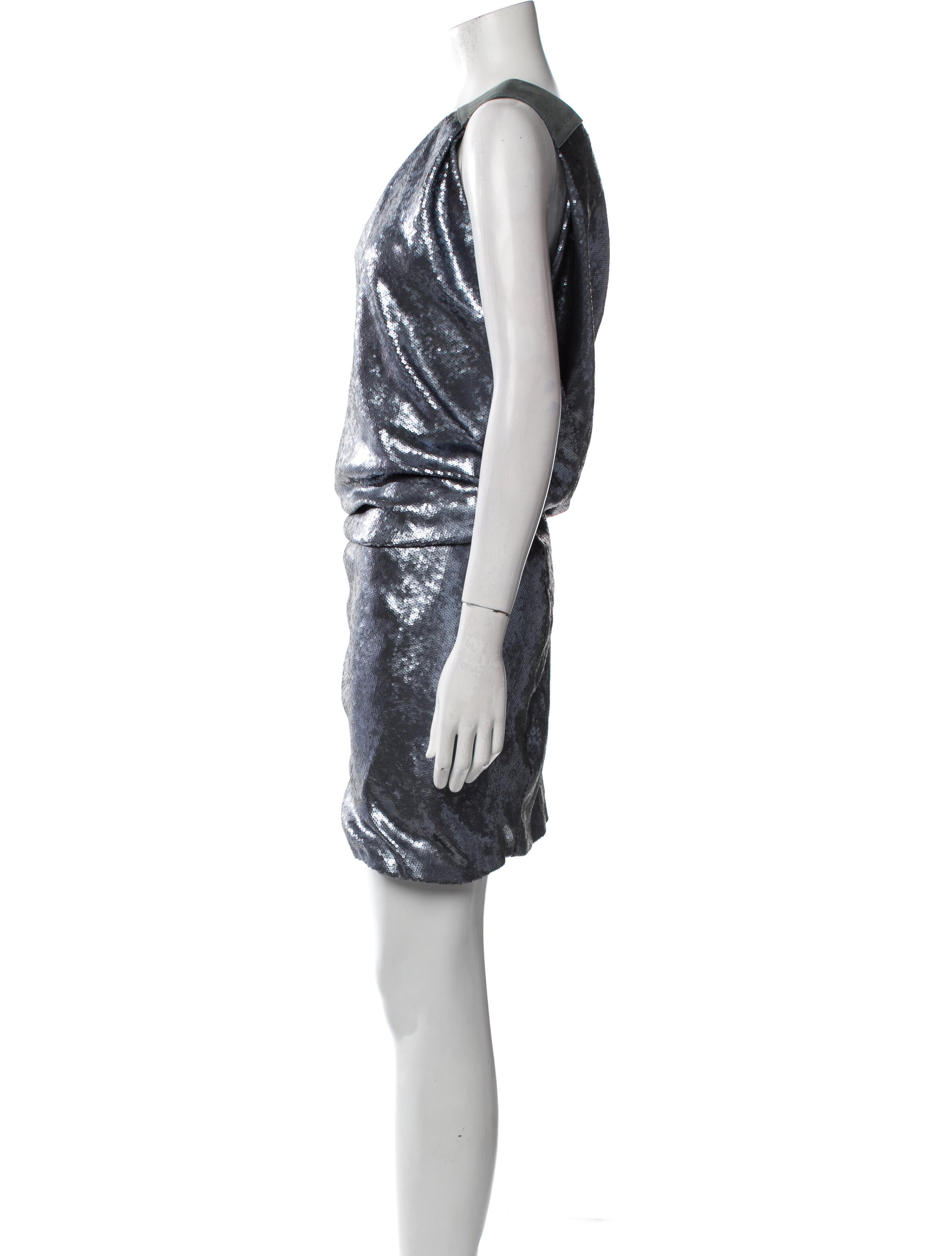 KAUFMANFRANCO Sequin Knee-Length Dress