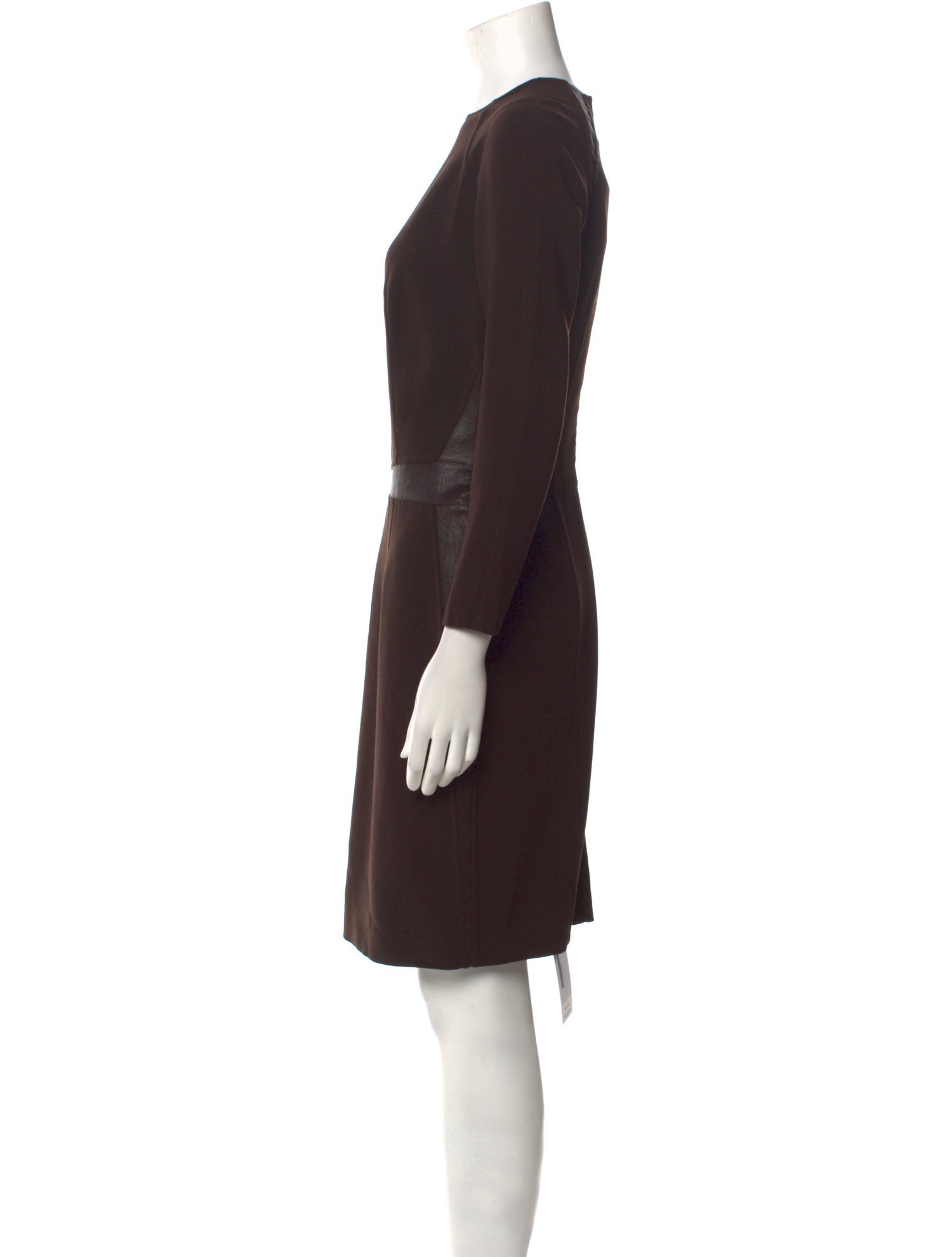 KAUFMANFRANCO Crew Neck Knee-Length Dress