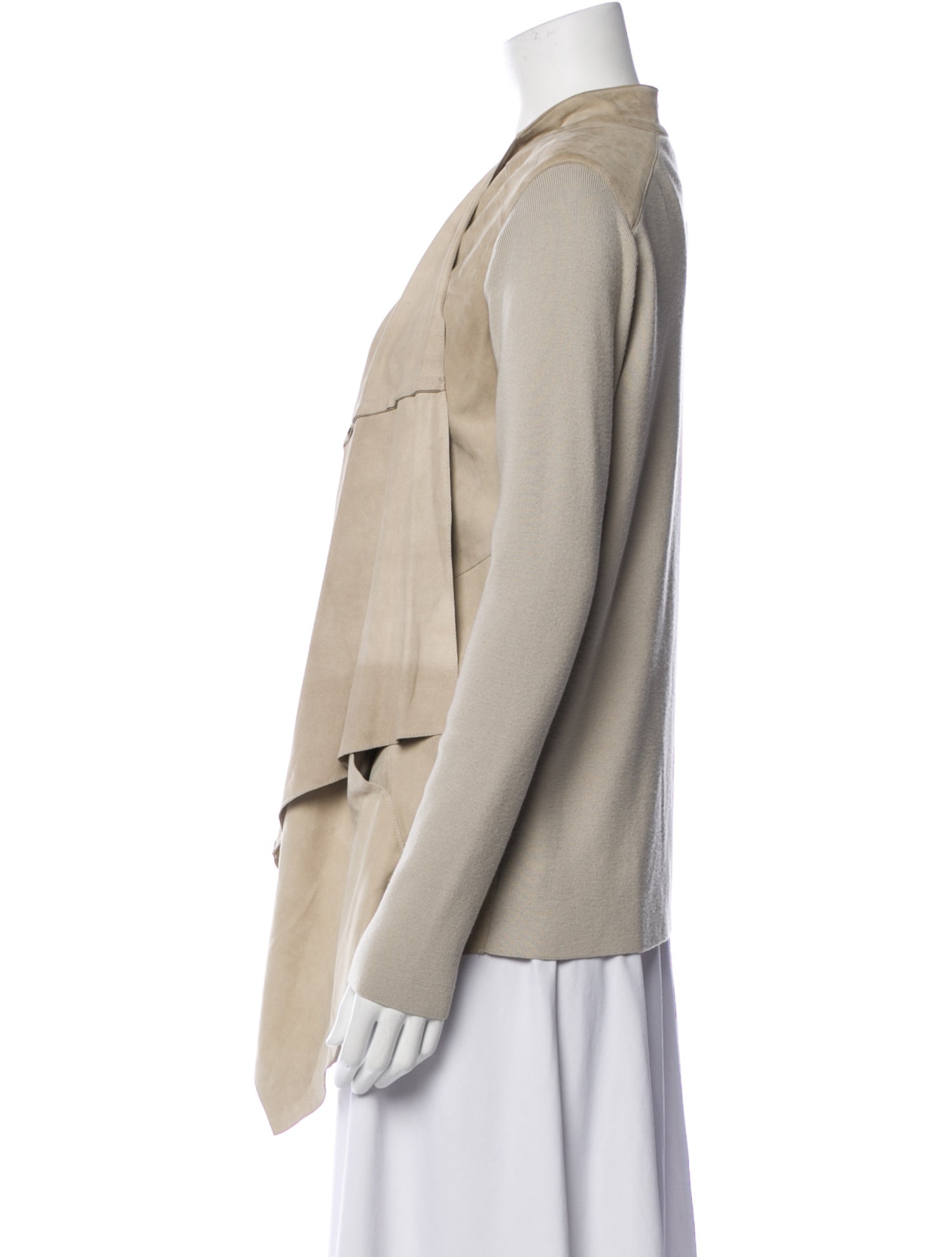 KAUFMANFRANCO Wool Open Front Sweater