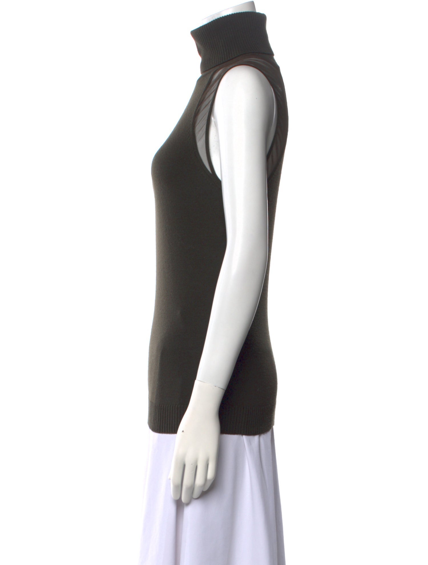 KAUFMANFRANCO Merino Wool Turtleneck Top