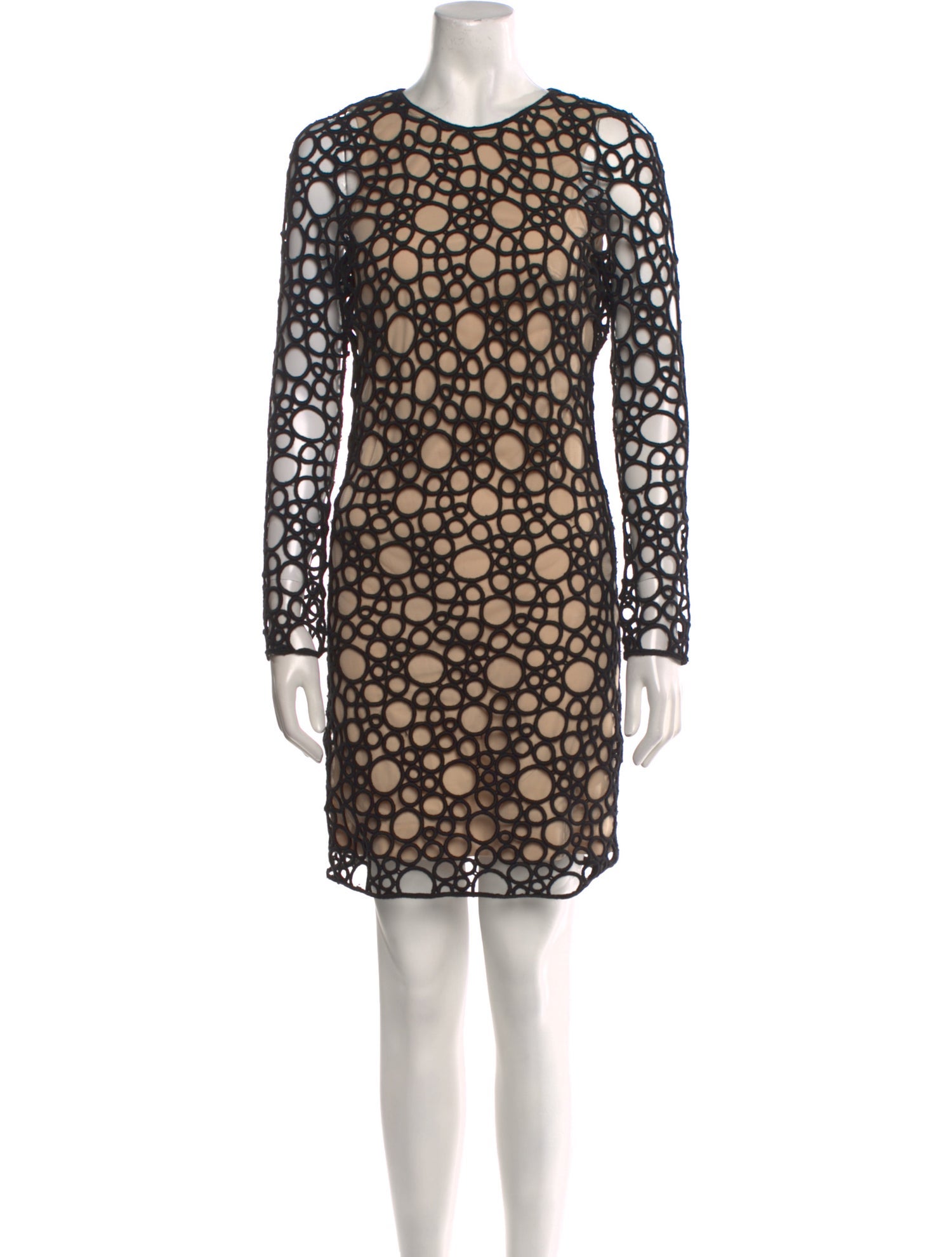 KAUFMANFRANCO Polka Dot Print Mini Dress