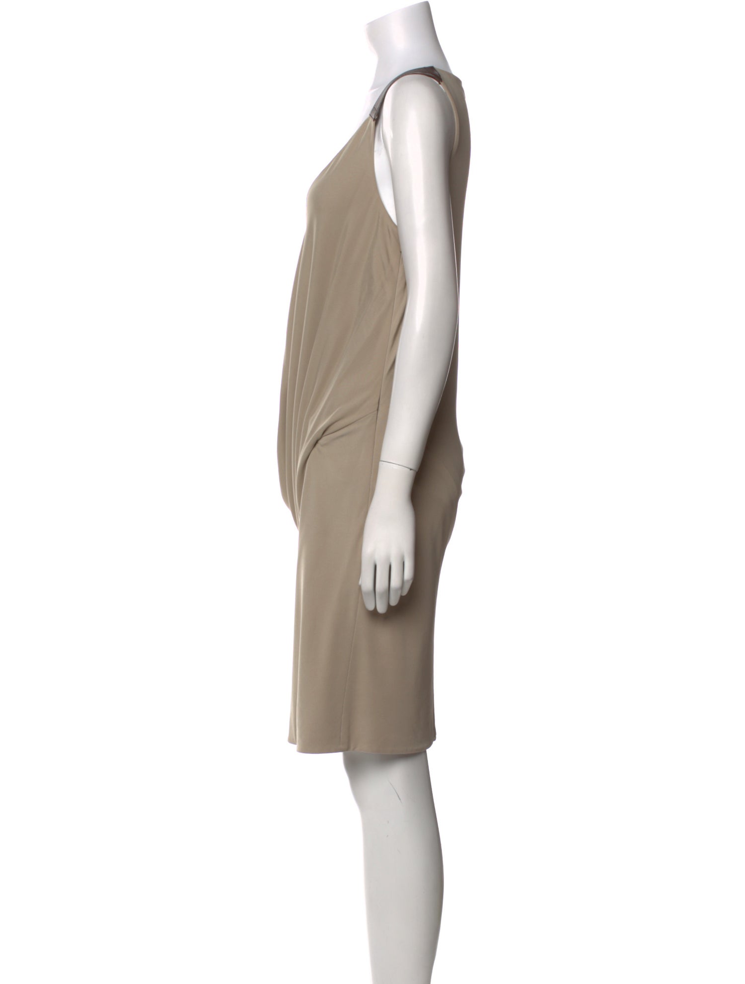 KAUFMANFRANCO Lambskin Knee-Length Dress