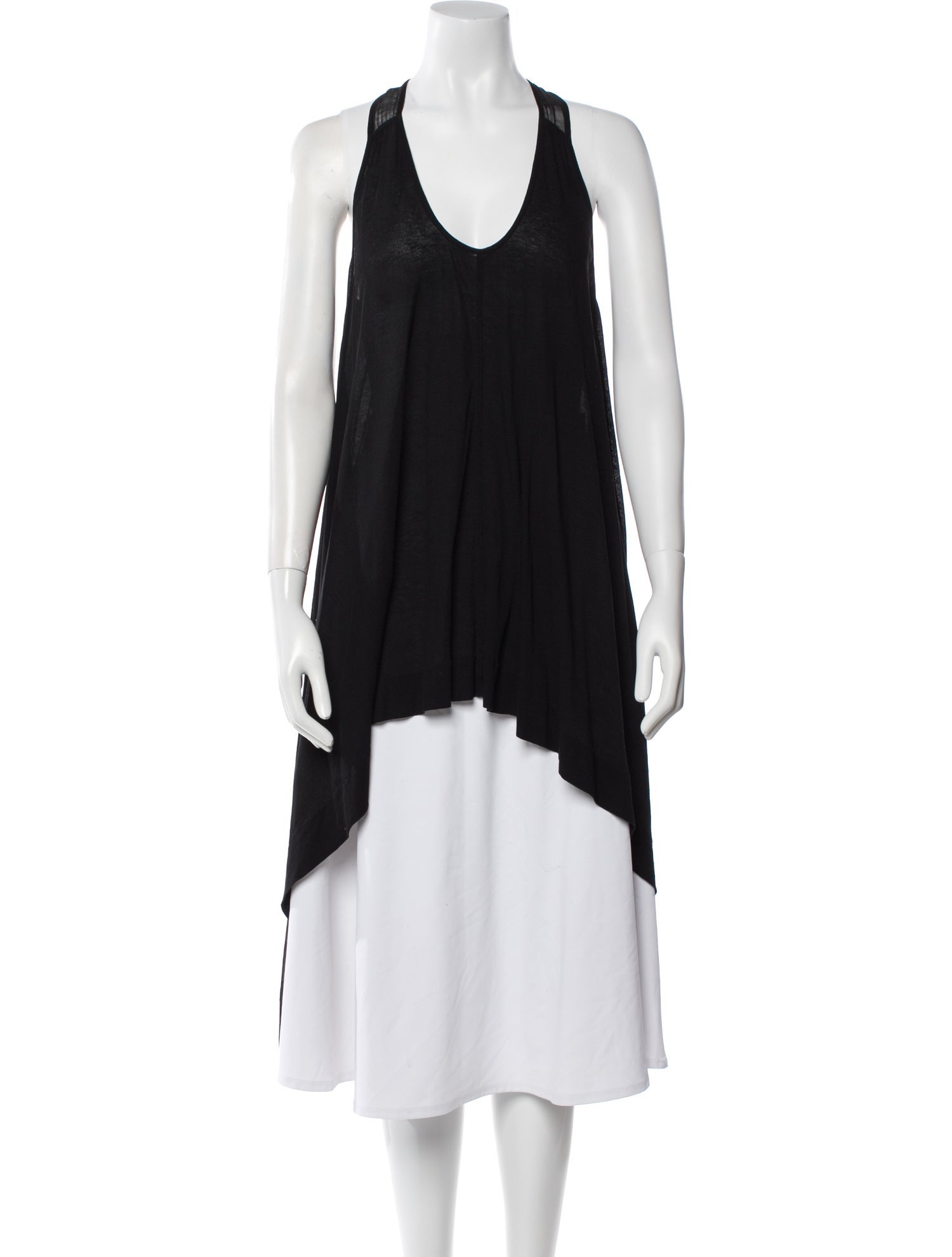 KAUFMANFRANCO Scoop Neck Sleeveless Tunic